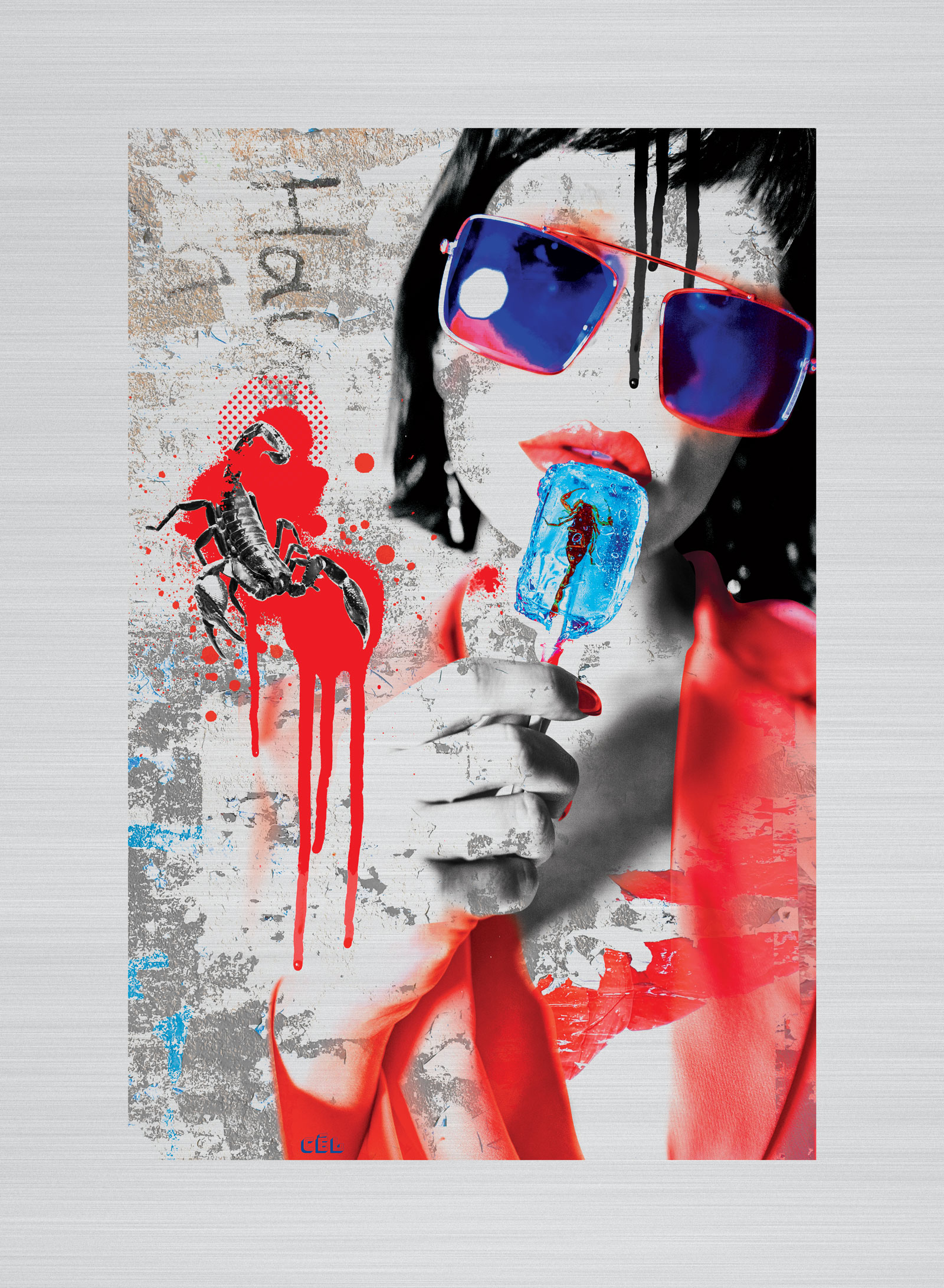 « Sweet as death », 63 x 86 cm - Cél